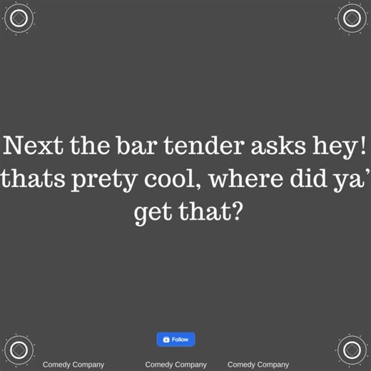 So a man walks into a bar with a large box, the bartender goes upto him and asks whats in the box. | Comedy Company