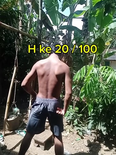 H ke 20 / 100 workout jadwal hari ini beck #fypp #homeworkout #workout