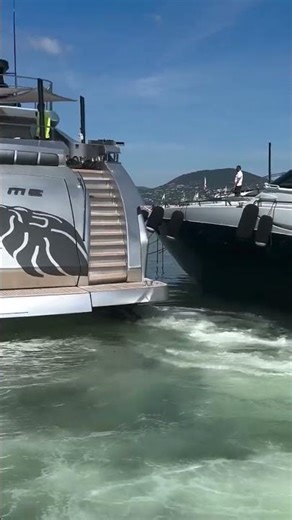 Crazy Jet Drives on a Superyacht | Flooding the Port of St. Tropez