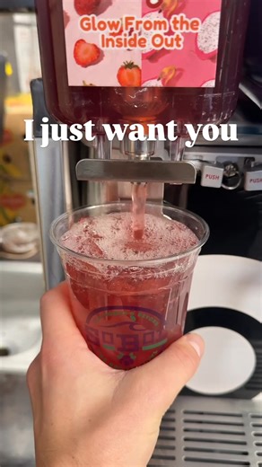 I just want you… but make it a SoBoL Refresher. 💜 #sobol #refresher #vibes #healthylifestyle #healthyeats #foodie #drinkoftheday #freshfruit | SoBol_stjames