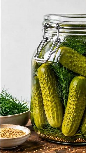 Essig-Gurken selber machen - Lebensmittel haltbar machen#mealprep #preppy