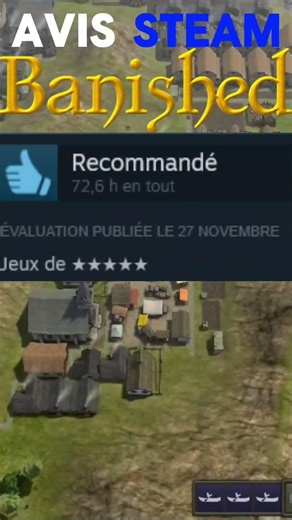 Avis steam banished #jeuxvidéo #gaming #histoire #steam #gameplay