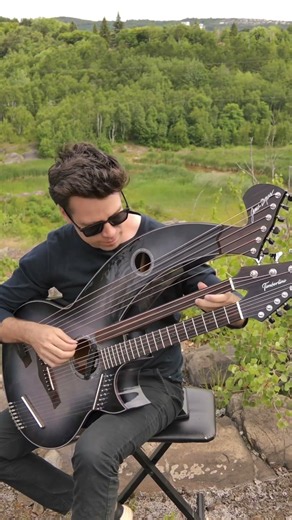 River Flows In You - Triple Neck Harp Guitar 🪉🎸🎶