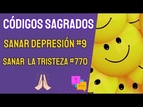 Sanar La DEPRESIÓN Y TRISTEZA 🩵🙏🏻Códigos Sagrados #9 #770 🧘🏻‍♂️ Meditación #codigosagrado #sanación