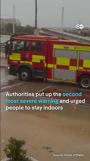 Malta battered by Storm Harry | DW News