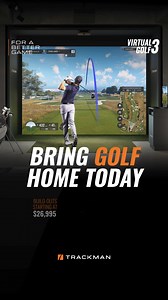 Virtual golf has never felt this real. Practice like a pro with Trackman’s powerful golf simulators. | Trackman | Facebook