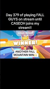 Day 379 of playing FALL GUYS on stream until CASEOH joins my stream!! #fallguys #mowhawkmangaming