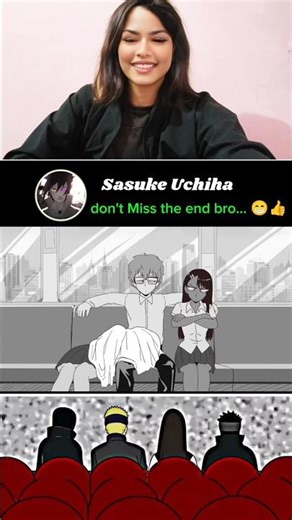 Naruto squad reaction on senpai 😁😁😁