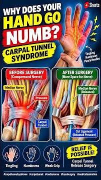 WHY DOES YOUR HAND GO NUMB? 🤚 | CARPAL TUNNEL SYNDROME