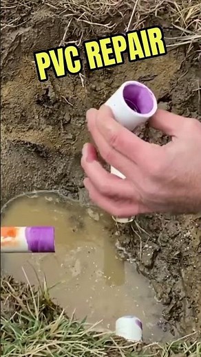 PVC PIPE REPAIR.