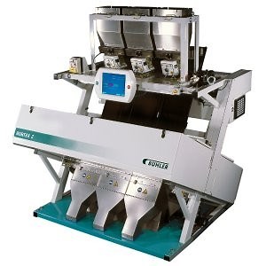 SORTEX Z  bichromatic optical colour sorter central to turnkey solution for rigid PVC recycling