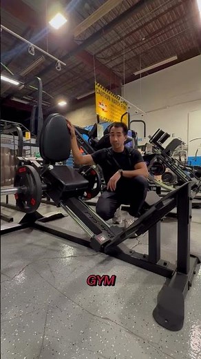 The Body-Solid GCLP100 Compact Leg Press is built to perform & compact enough for your space. 💪