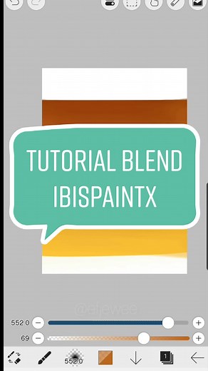 Tutorial Blend Ibis Paint X Menggunakan Watercolor