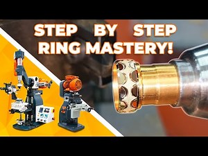 See How We Craft a Dazzling Ring Step by Step Using Two Machines !
