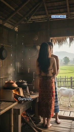 Romantic Village Life | Cinematic Rural Love Story in Traditional Kitchen