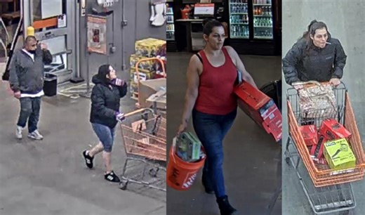 Merced Police seek suspects in Home Depot thefts
