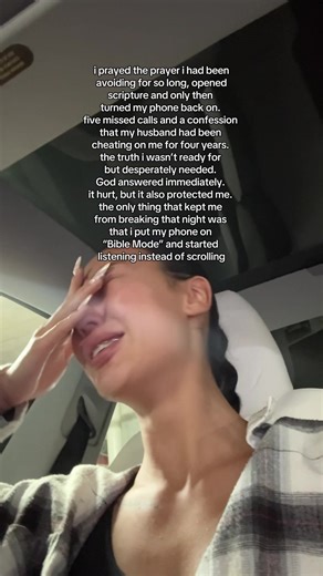 i was scared to ask God this question for a long time because deep down i already knew the answer. i prayed, opened scripture and only then turned my phone back on. a few missed calls and a confession that turned everything upside down. it hurt, but in that exact moment God protected me. if i had gone straight into scrolling i would have broken. the only thing that kept me in silence and clarity was that i put my phone on “Bible Mode” #biblemode #christiantiktok #faithtok #godfirst #answeredpray