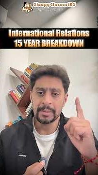 International Relations PYQs (Last 15 Years) | UPSC Pattern Breakdown