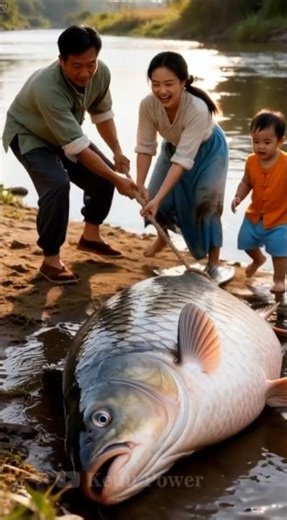 This Fish Was Too Big for One Family #baby #fish #shorts