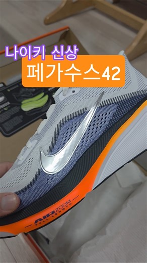 나이키 페가수스42, 국밥러닝화 계보. 더 편해진 착용감과 부드러운 쿠션