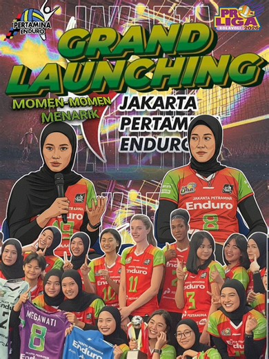 MOMEN MENARIK LAUNCHING JPE JELANG PROLIGA 2026 @megawatihangestrip #mega #jakartapertaminaenduro #megawatihangestri #megatron #jpe