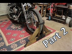 Homemade Motorcycle Stand Part 2