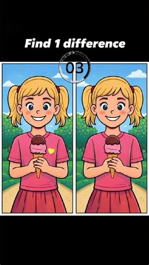 find one difference in two images #trending #focus #mindset #puzzle #mindiqtest