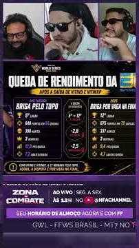 E1 TEVE QUEDA DE RENDIMENTO… VITIN E VITINXP FAZEM FALTA?