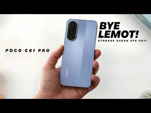 BYE EMMC!! POCO C81 PRO Buktikan Hp Murah Bisa Pakai UFS & 120Hz!
