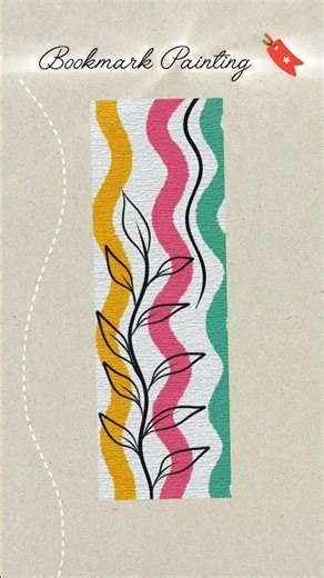 Easy Bookmark Ideas 😍🔖#shorts​ #painting​ #bookmark​ #digitalart​