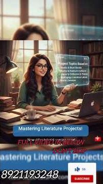 UNIQUE COMPARATIVE TOPICSBA | MA ENGLISHTHEORY BASED PROJECT IDEAS| #shorts