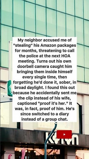 The Smart Doorbell Confession 📦 #neighborwars #funny #shorts