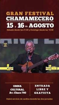 Festival Chamamecero del Conjunto San Fernando en Resistencia, Chaco de manera libre y gratuita