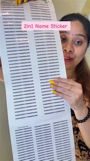 Discover the Versatile 2in1 Name Sticker