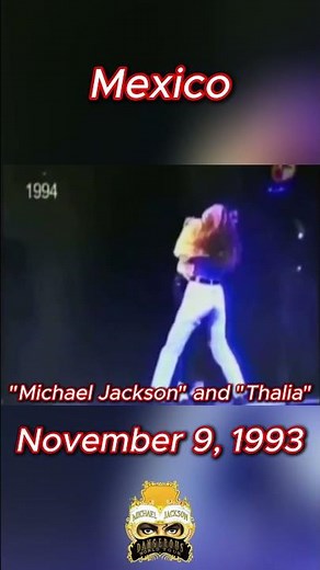Michael Jackson and Thalia - Dangerous World Tour Live in Mexico (November 9, 1993)
