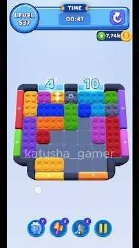 Color Block Jam 537 Level Walkthrough | Прохождение 537 уровня #games #gaming #colorblockjam537