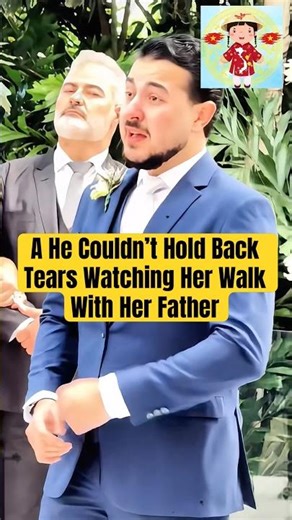 He Couldn’t Hold Back Tears Watching Her Walk With Her Father