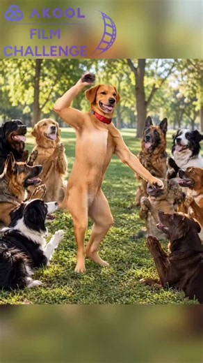 Bobby Hit the Hamba Nam Dance in Front of His Boys 😭🔥🐕💃 #Bobby #HambaNam #DogVibes4K #AICreator #Viral this video made simple with AKOOL AI @Akool Inc.