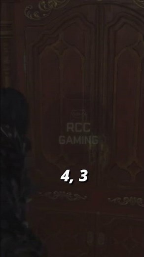 Village Chief’s Manor Lock Puzzle Solved! Resident Evil 4 Remake Chapter 2 #shorts
