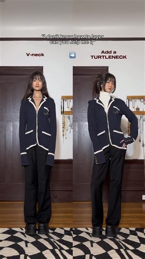 Chloe | Easy layering styling guide! You guys have asked me to do layering videos for so long!! Here’s a super easy guide 😚 more to come