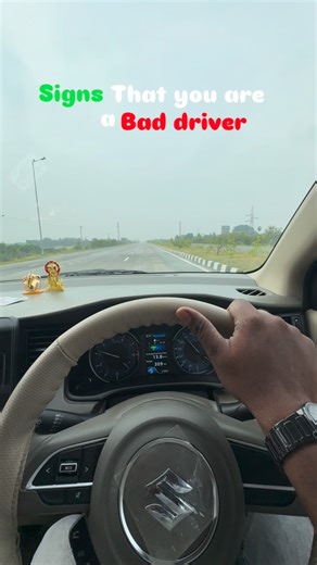 Rajesh_Acting Driver | Read the caption ⬇️⬇️⬇️ Top 10 Signs You’re a Bad Driver 1. You overspeed all the time. You treat speed limits like suggestions-and... | Instagram