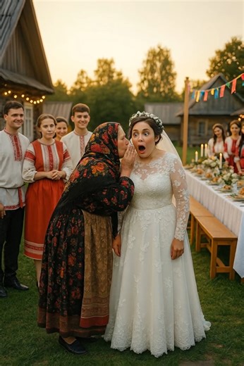 During the wedding, an unknown old woman approached the bride and whispered just a few words in her ear: right after that, the bride canceled the wedding 😱😲 In the middle of the celebration everything was perfect. Dishes were laid out on the long wooden tables, guests raised their glasses, the newlyweds were laughing, the musicians played a lively melody, and the bride had just been pulled into another dance. Everyone was happy for the young couple — nothing seemed able to ruin this day. But a