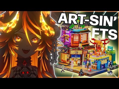 【ART SIN' CRAFTS】Almost Finishing my LED Lego! 🎨 PYRO PLUSHIES OUT NOW! 🧡【 Sinder 🔥】