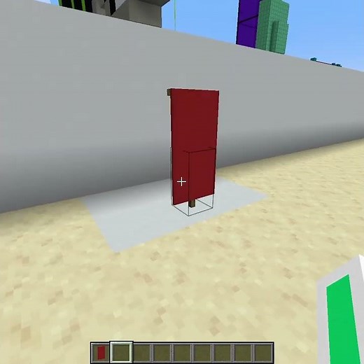 Rainbow Banner in Vanilla Minecraft