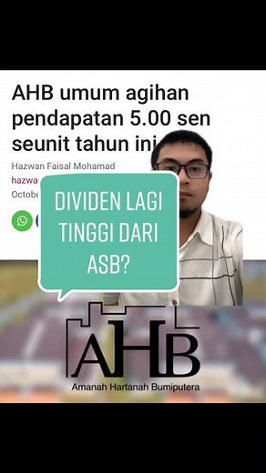 Dividen AHB vs ASB: Siapa Lebih Tinggi?