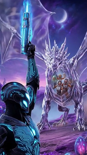 This Giant Glass Dragon Captured Astronauts on an Alien Planet! 😱#shorts