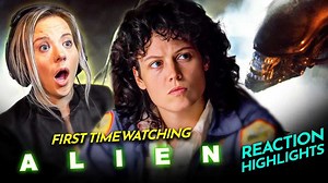 Mia given the heebie jeebies by Alien (1979) movie reaction first time watching [reissue]