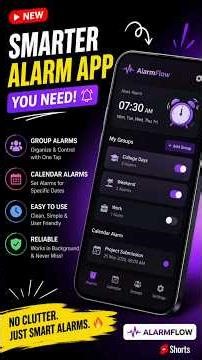 This Alarm App Will Change Your Routine 🔥 | AlarmFlow