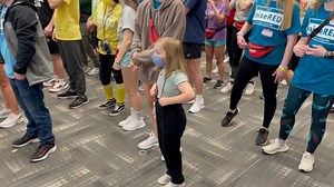 70K views · 2.2K reactions | We attended this years RaiseRed and had a blast! Audrey met a bunch of new people and we were able yo see old friends! Check out the dance finale! #weloveaudreydba Raise RED Dance Marathon | Audrey's DBA Photo Booth | Facebook