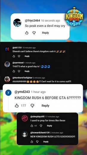 Kingdom Rush 6 Reactions